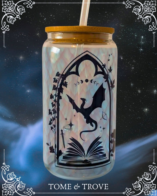 Dragonscale Glass Coffee Tumbler